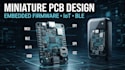 slim pcb for wearable devices with embedded firmware