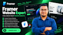 design and develop a modern responsive framer website