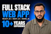 build ai saas mvp apps using react next js node js as full stack developer