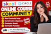skool community setup, real estate course, repair skool online community manager
