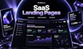 design a premium saas UI UX landing page and wordpress website