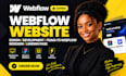 design webflow website development, figma to webflow, redesign, landing page