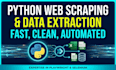 do python web scraping, automated data extraction, and web scrapers