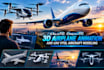 create realistic cinematic 3d airplane animation and uav vtol aircraft modeling