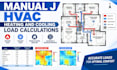 do manual j hvac heating and cooling load calculations