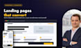 design a wordpress landing page or one page website with elementor