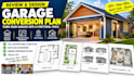review garage conversion plan, garage design, architectural drawings