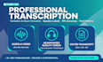 transcribe audio and video and be your virtual assistant