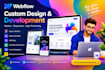 design a modern responsive webflow website
