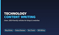 write SEO optimized technology blog articles