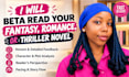 beta read fantasy beta reader romance, thriller beta reader , ya beta reader