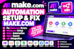 fix make com made com setup make com automation make automation make expert n8n