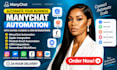 setup manychat automation with zapier and CRM integrations