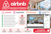 setup property listing on airbnb, hospitable hostaway direct booking website