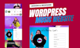 create a music website for dj, podcast website record label website