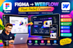 convert figma design to responsive webflow
