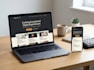 create a responsive modern landing page or fix CSS bugs