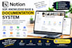 create a notion sop, knowledge base and documentation system