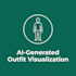 create an ai generated visual of your outfit styled on a model