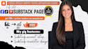 setup substack page, substack newsletter design, substack post, content schedule