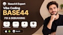 fix base44 bugs, debugging, api integration and deployment