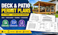 design deck and patio cover permit drawings