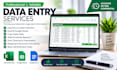do accurate data entry and web research
