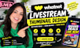 do whatnot livestream thumbnail design whatnot liveshow thumbnail
