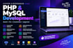 develop a custom PHP website with mysql database