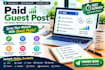 provide paid guest posts on high da niche relevant websites