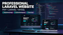 develop a professional laravel website