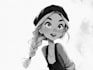 draw simple black and white illustration