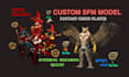 create or edit a custom 3d character model for tf2, gmod, sfm, fnaf character