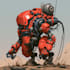 draw a mecha robot illustrations