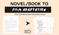 adapt your novel into a professional screenplay for film or feature film  script