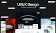 design modern figma wesbite UI UX and mobile app UI UX