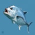 draw monochrome fish art