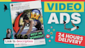 create a creative and cinematic commercial and video ads
