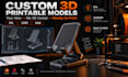 design custom 3d printable stl files from your idea or sketch
