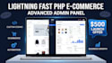 create a powerful custom ecommerce website with admin dashboard