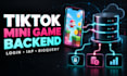 tiktok mini games authentication, iap and analytics backend