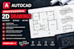 create professional 2d autocad drawings
