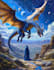 create a stunning dragon fantasy book cover