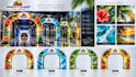 design modern signage and archway graphic