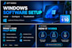 install and configure software on your windows PC