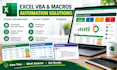 develop smart excel macros, vba, invoice trackers and spreadsheet templates