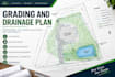 design grading and drainage plan, site grading and drainage design cad