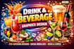 design creative and professional drink and beverage graphics