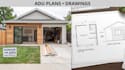 design garage conversion adu plans and adu drawings