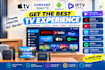 develop apple TV, samsung smart TV, android TV and iptv apps